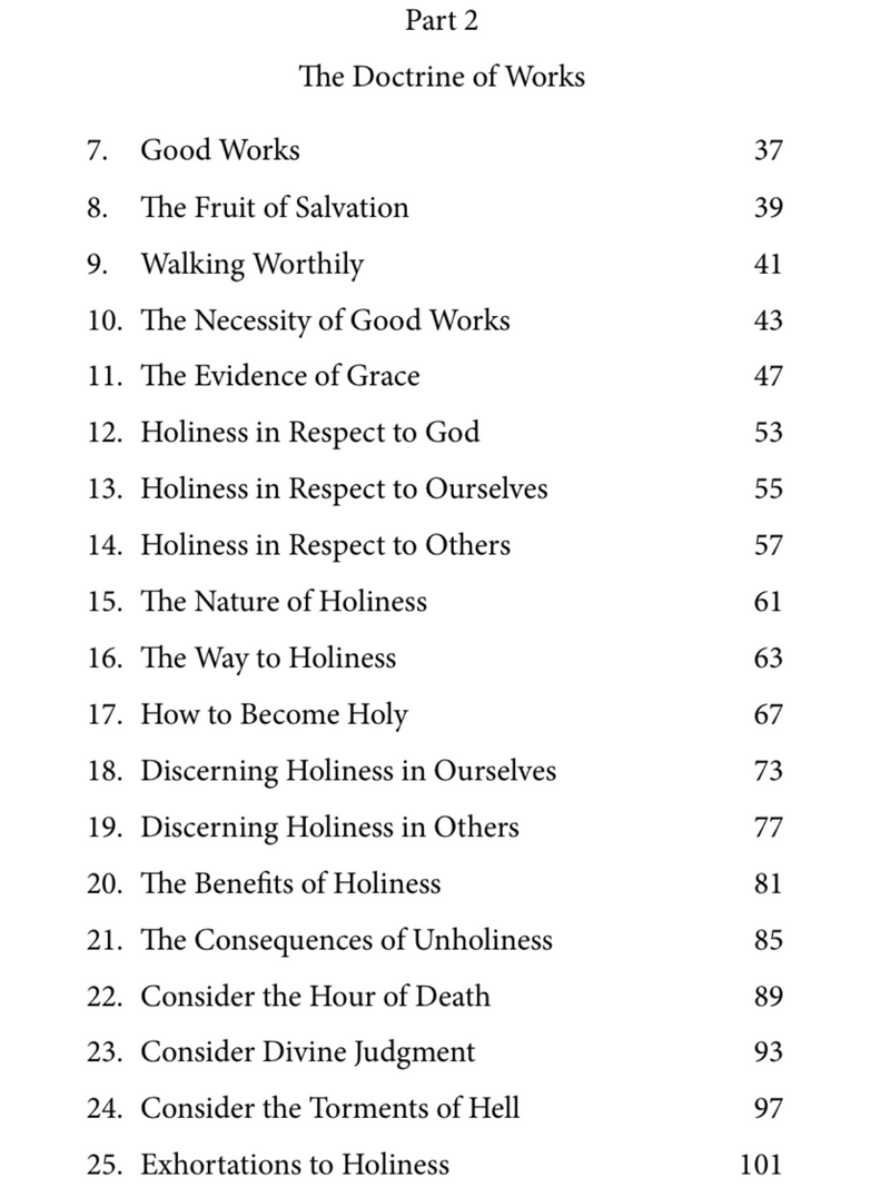 A Serious Exhortation to Holiness