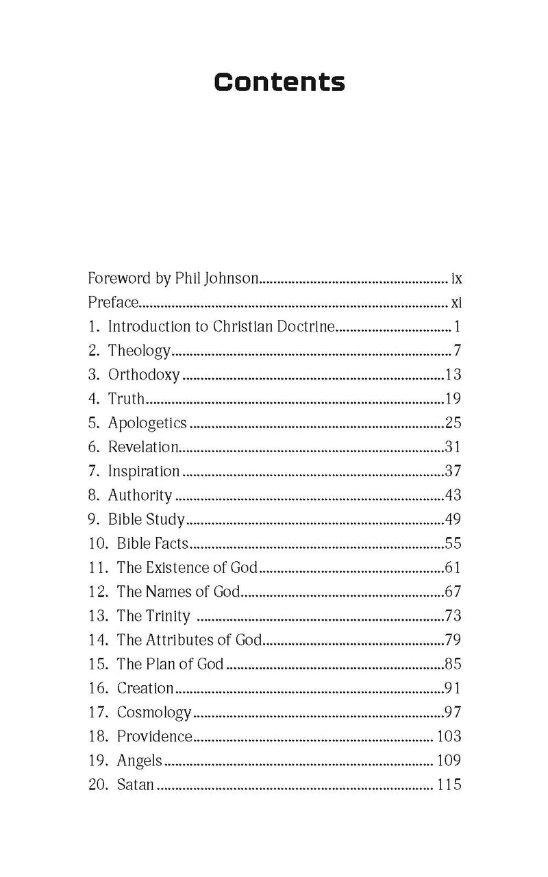 Basic Christian Doctrines (PB) - Curt Daniel - Free Grace Press