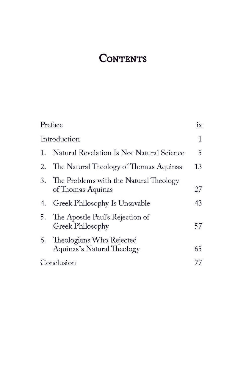 Saving Natural Theology from Thomas Aquinas - Jeffrey D. Johnson - Free Grace Press